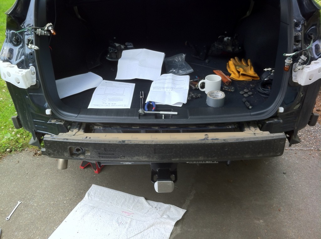 Subaru Outback Hitch Install DigitalNigel